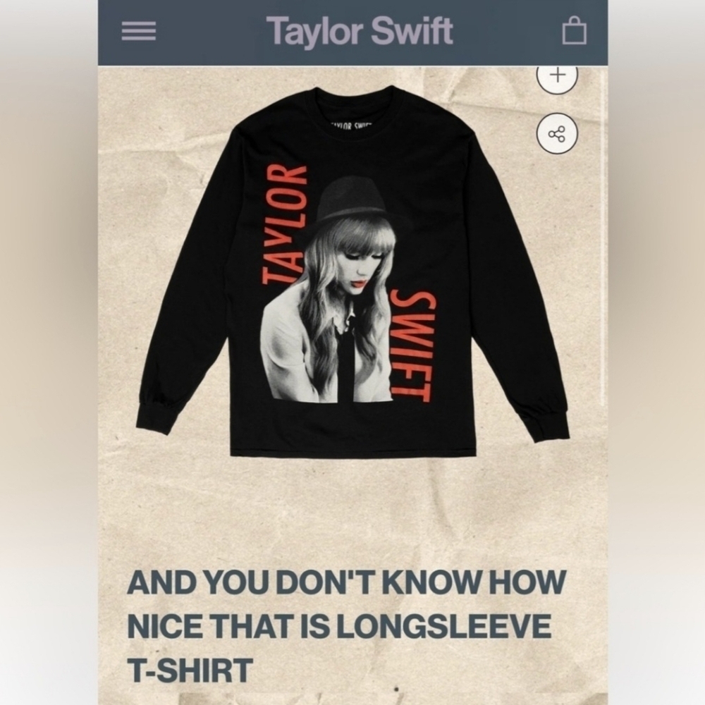 Swiftie (TS) And You Don't Know How Nice That Is T-Shirt   Size Small RED - Picture 2 of 12